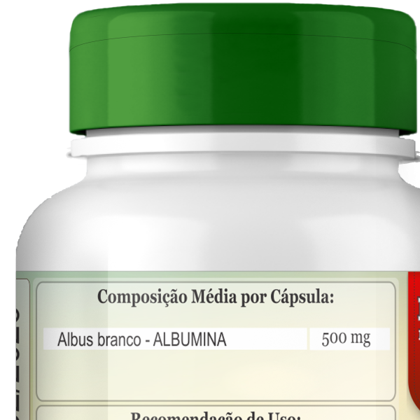Albumina ComKasca 60 caps - Imagem 3