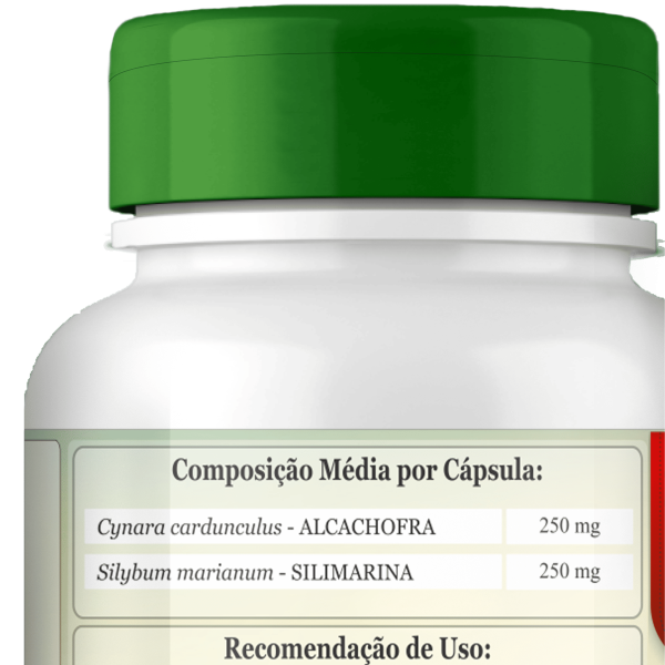 Alcachofra com Silimarina ComKasca 60 cápsulas (LANÇAMENTO) - Imagem 2