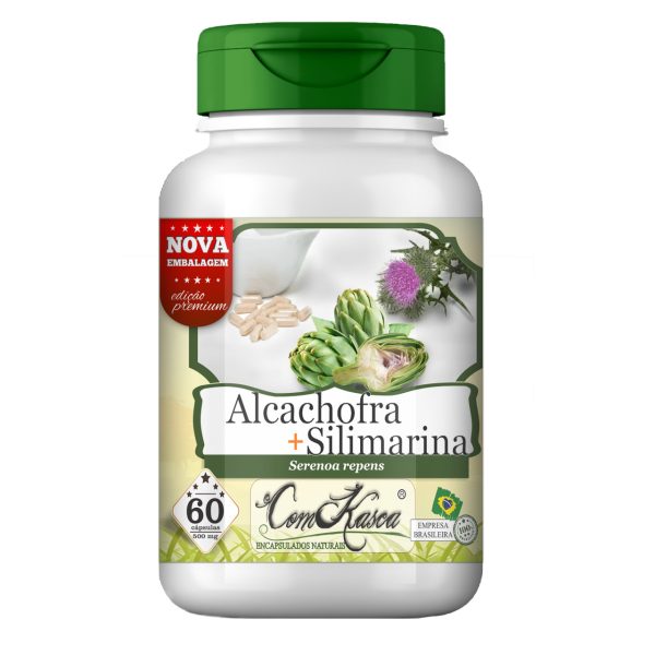 Alcachofra com Silimarina ComKasca 60 cápsulas (LANÇAMENTO)