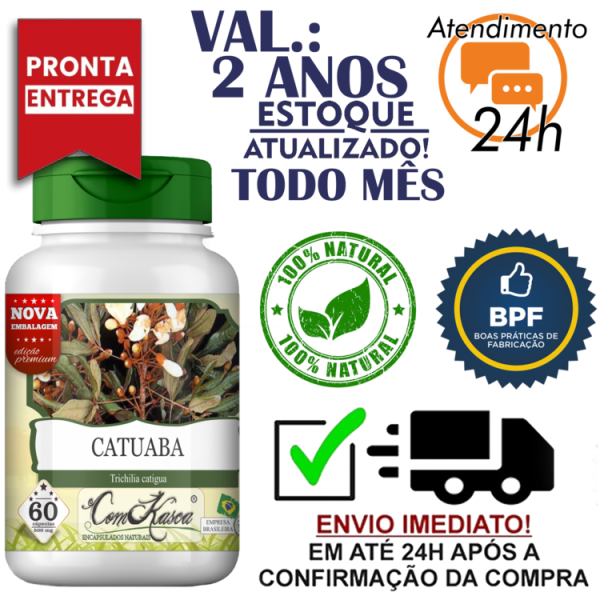 Catuaba ComKasca 60 caps - Imagem 2