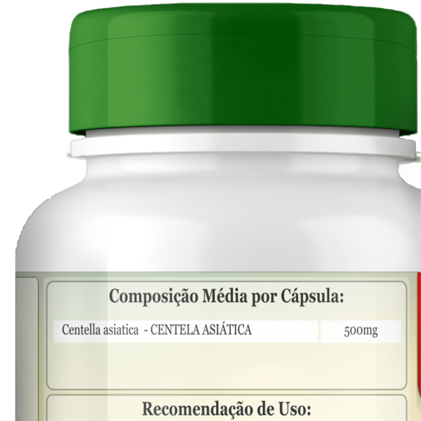 Centela Asiatica ComKasca 60 caps - Imagem 2