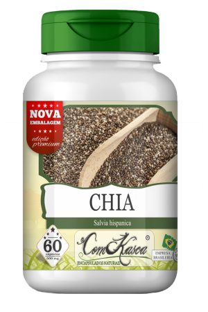 Farinha De Chia ComKasca 60 caps