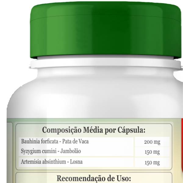 Diabetes ComKasca 60 caps - Imagem 3