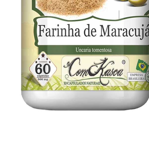 Farinha De Maracujá ComKasca 60 caps - Imagem 3