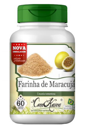 Farinha De Maracujá ComKasca 60 caps