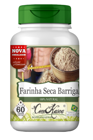 Farinha Seca Barriga ComKasca 60 cápsulas (composição nas fotos)