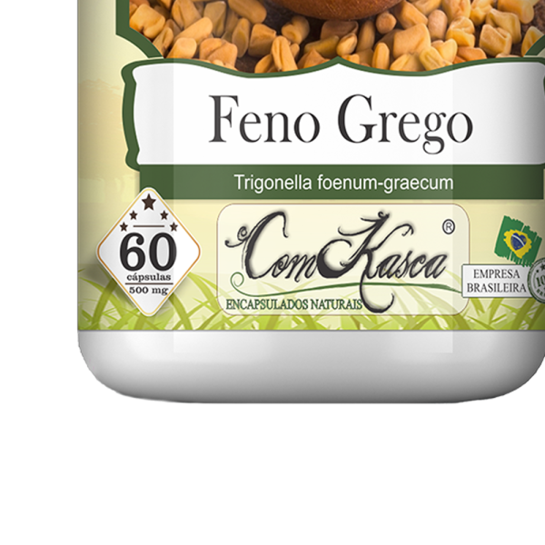Feno Grego ComKasca 60 caps - Imagem 3