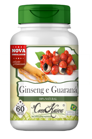 Ginseng com Guarana ComKasca 60 caps