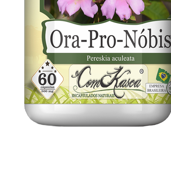Ora-pro-nobis ComKasca 60 caps - Imagem 3