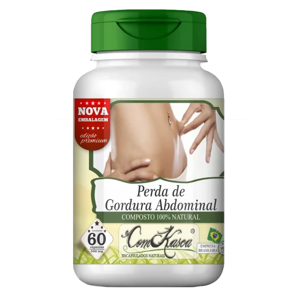 Perda de Gordura Abdominal ComKasca 60 Cápsulas