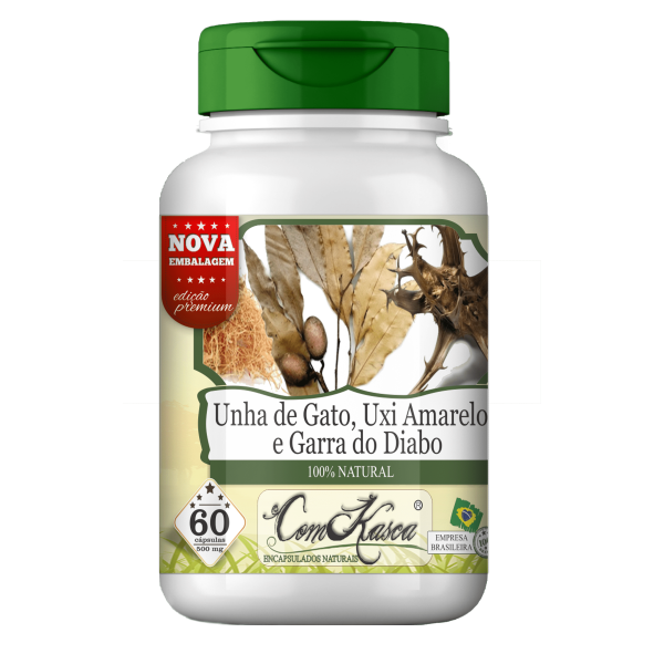 Unha de Gato, Uxi Amarelo e Garra do Diabo 60 Caps