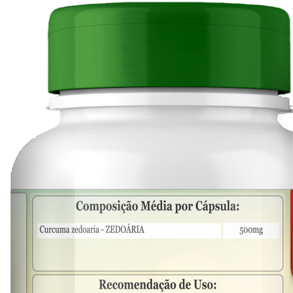Cúrcuma Zedoaria ComKasca 60 caps - Imagem 3