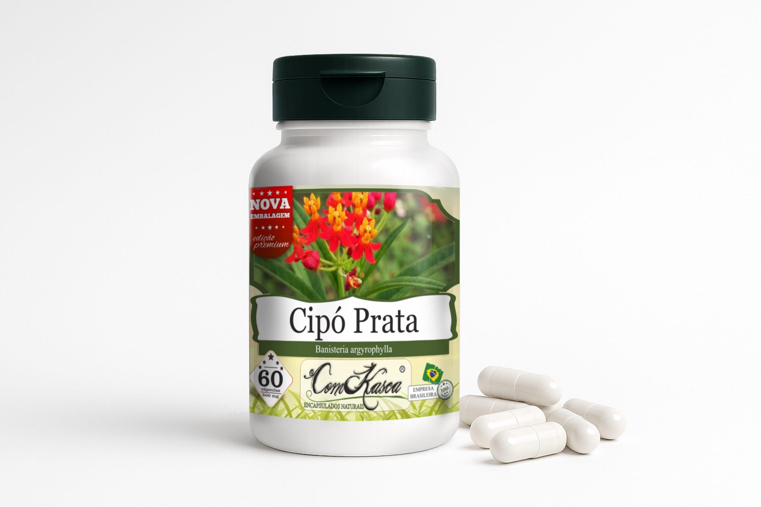 Cipó Prata ComKasca 60 caps - Imagem 2