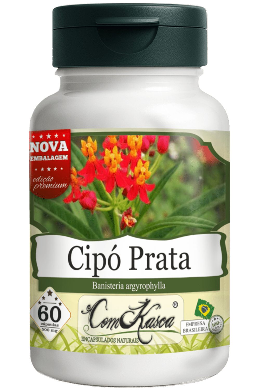 Cipó Prata ComKasca 60 caps - Imagem 3
