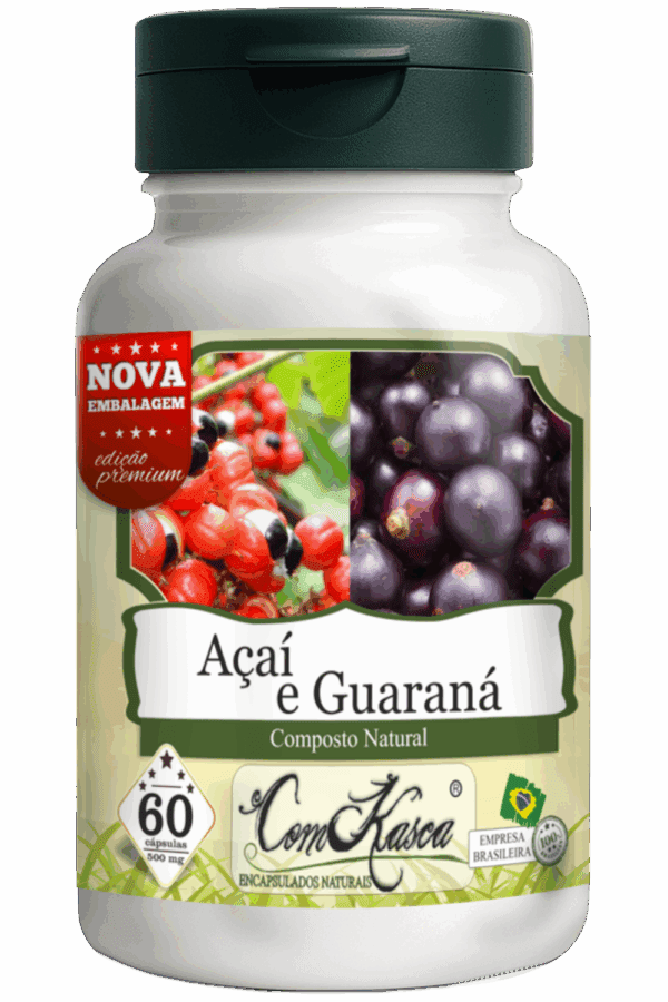 Açai e Guaraná ComKasca 60 caps - Imagem 3