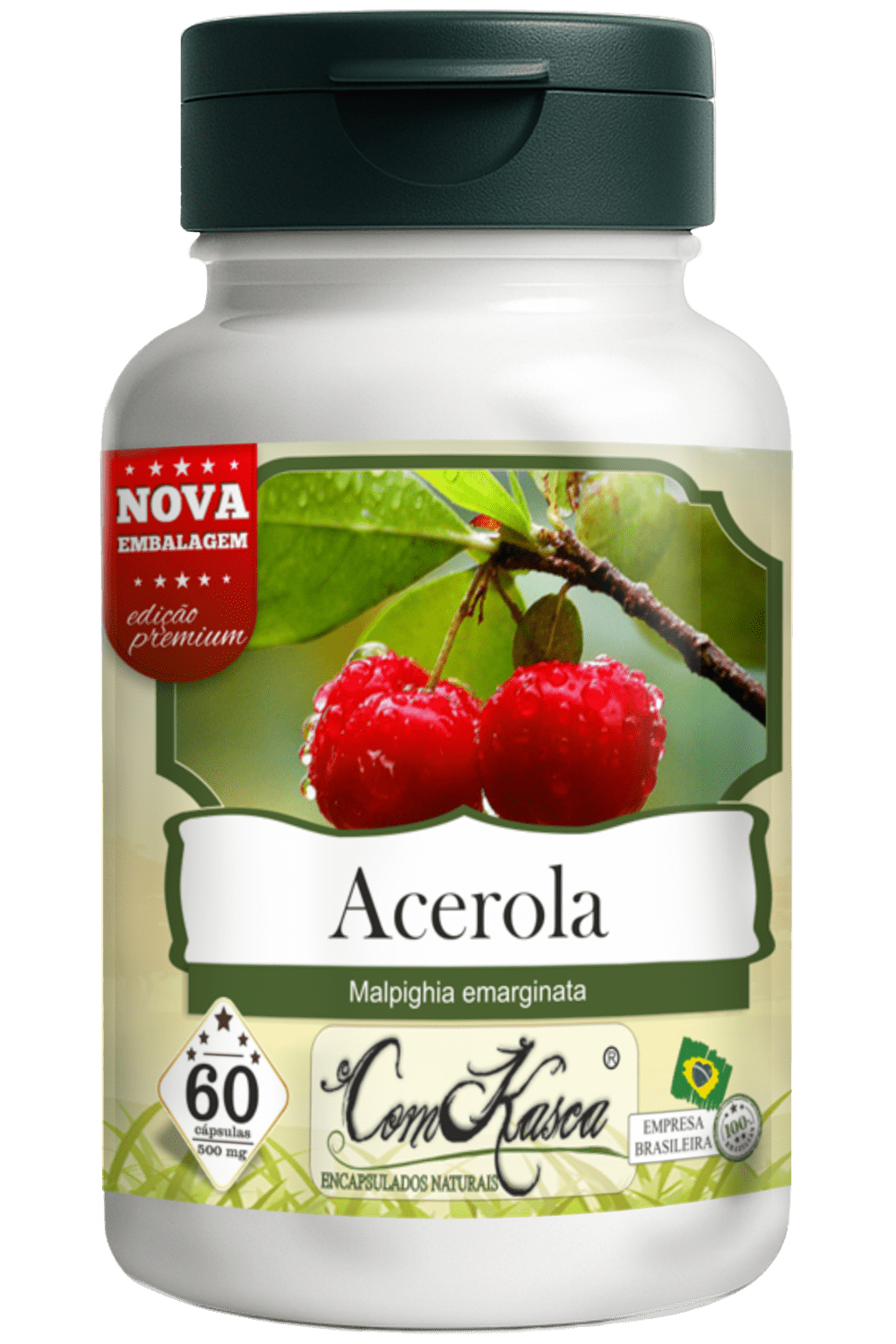Acerola ComKasca 60 caps - Imagem 3