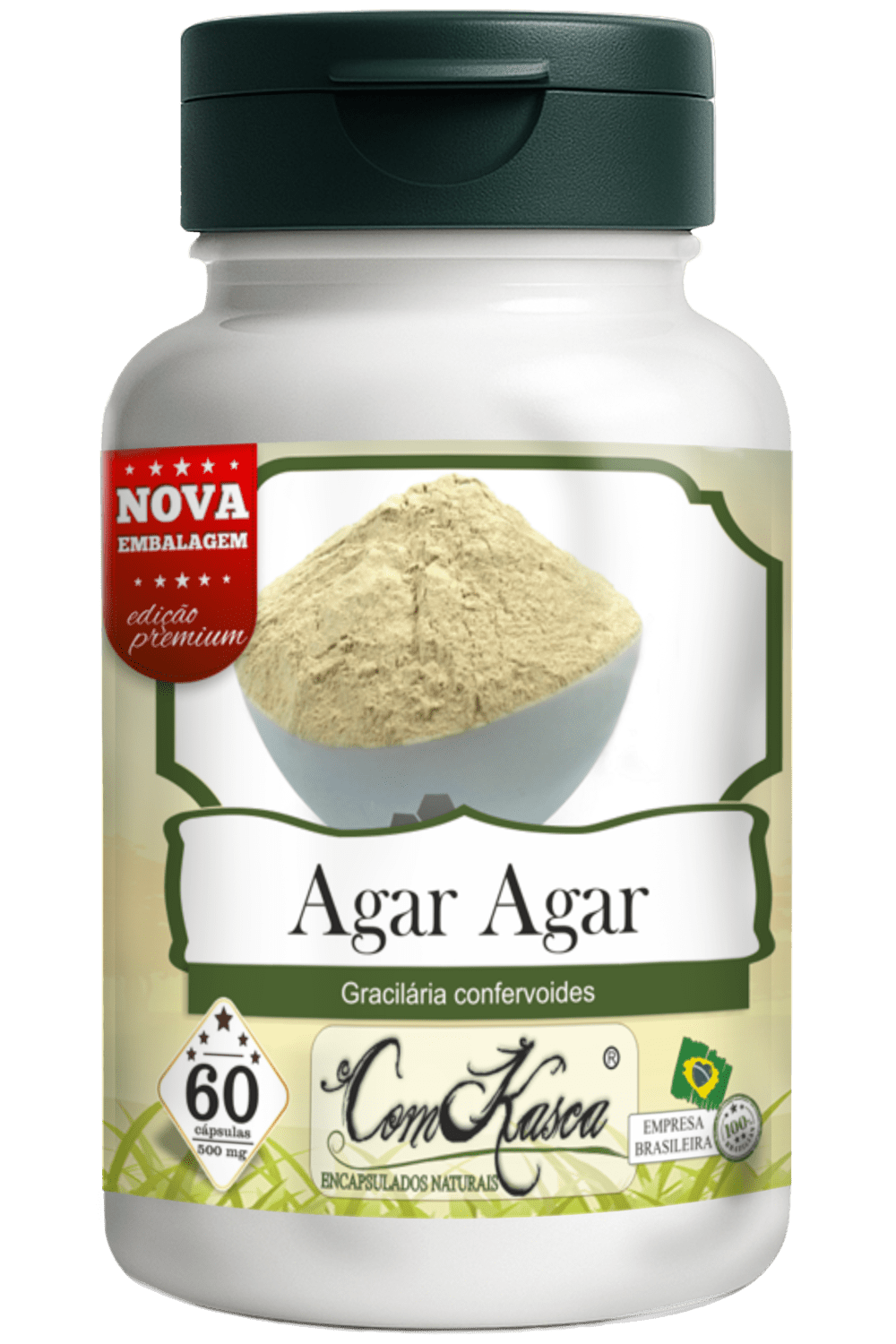 Agar-Agar ComKasca 60 caps - Imagem 3