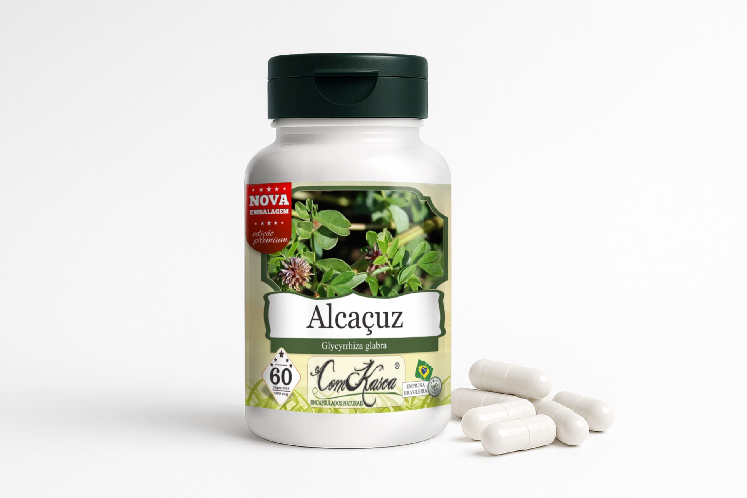 Alcaçuz ComKasca 60 caps - Imagem 2