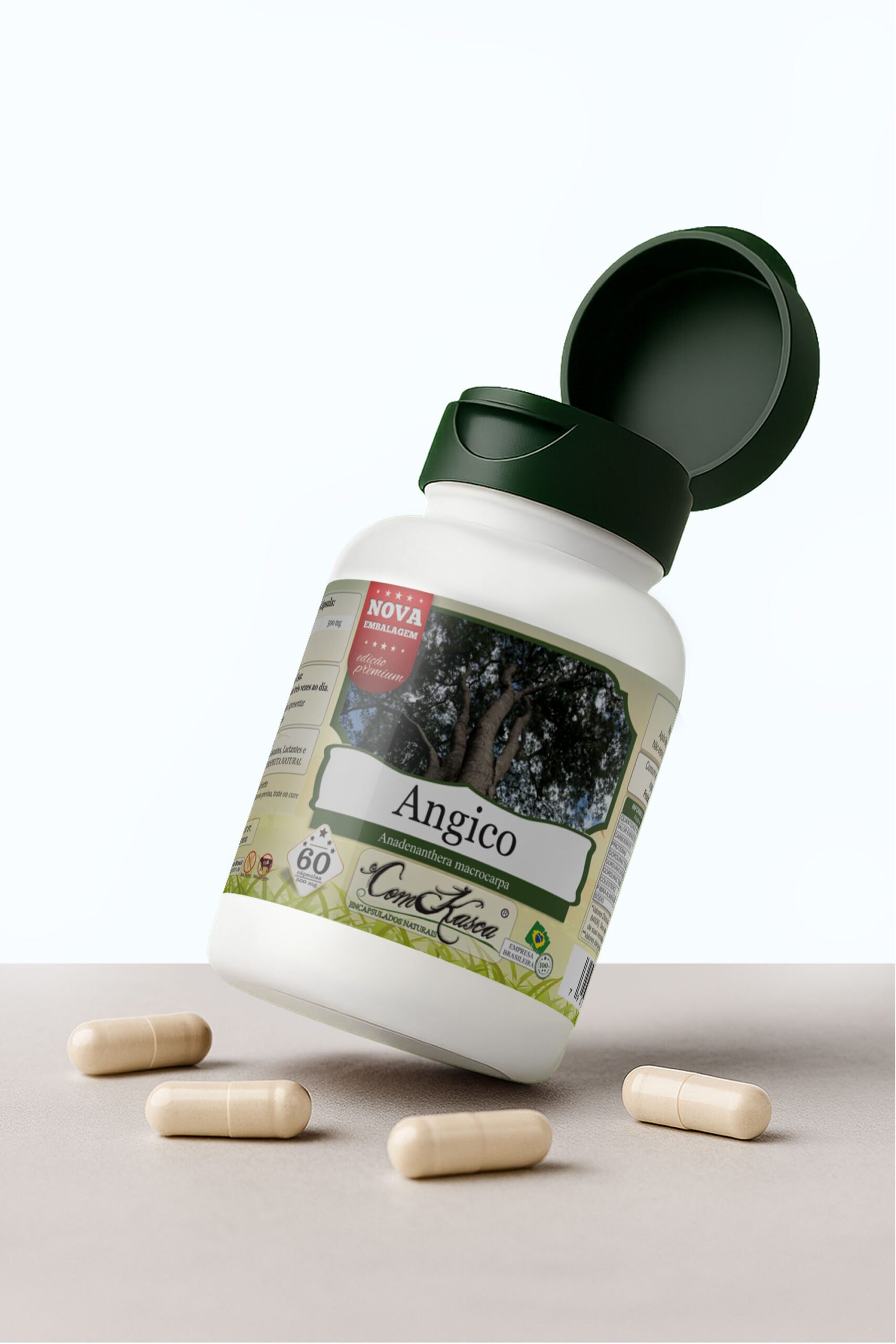 Angico ComKasca 60 caps