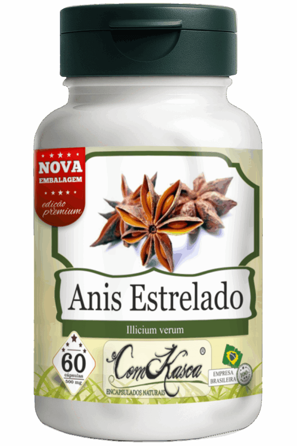 Anis Estrelado ComKasca 60 caps - Imagem 3