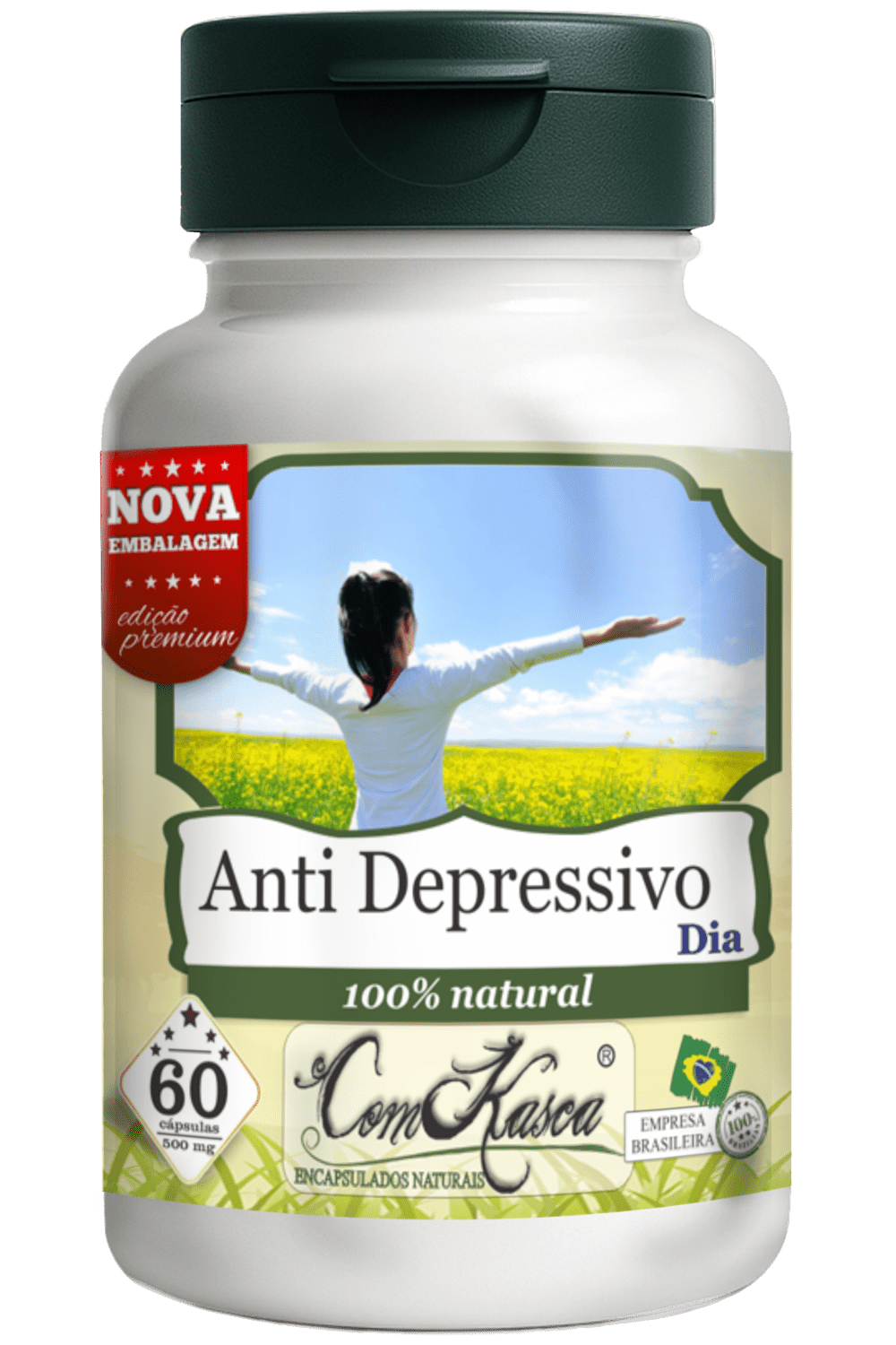 Anti Depressivo (DIA) ComKasca 60 caps - Imagem 3