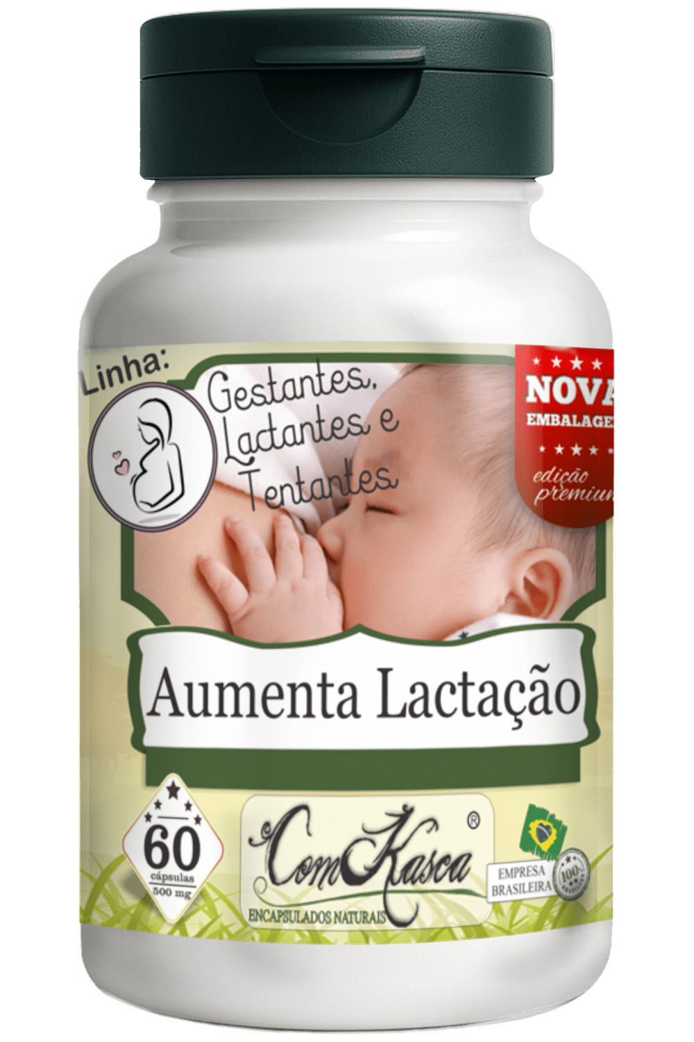 Aumenta Lactação ComKasca 60 caps - Imagem 3