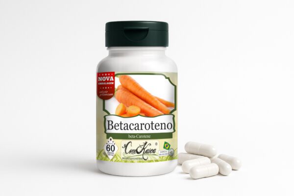Betacaroteno ComKasca 60 caps - Imagem 2