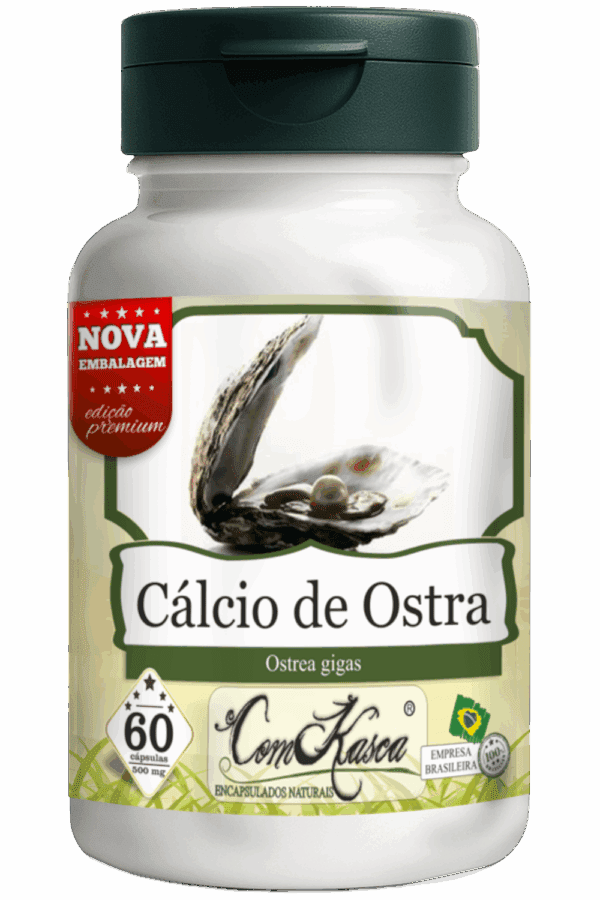 Cálcio de Ostra ComKasca 60 caps - Imagem 3