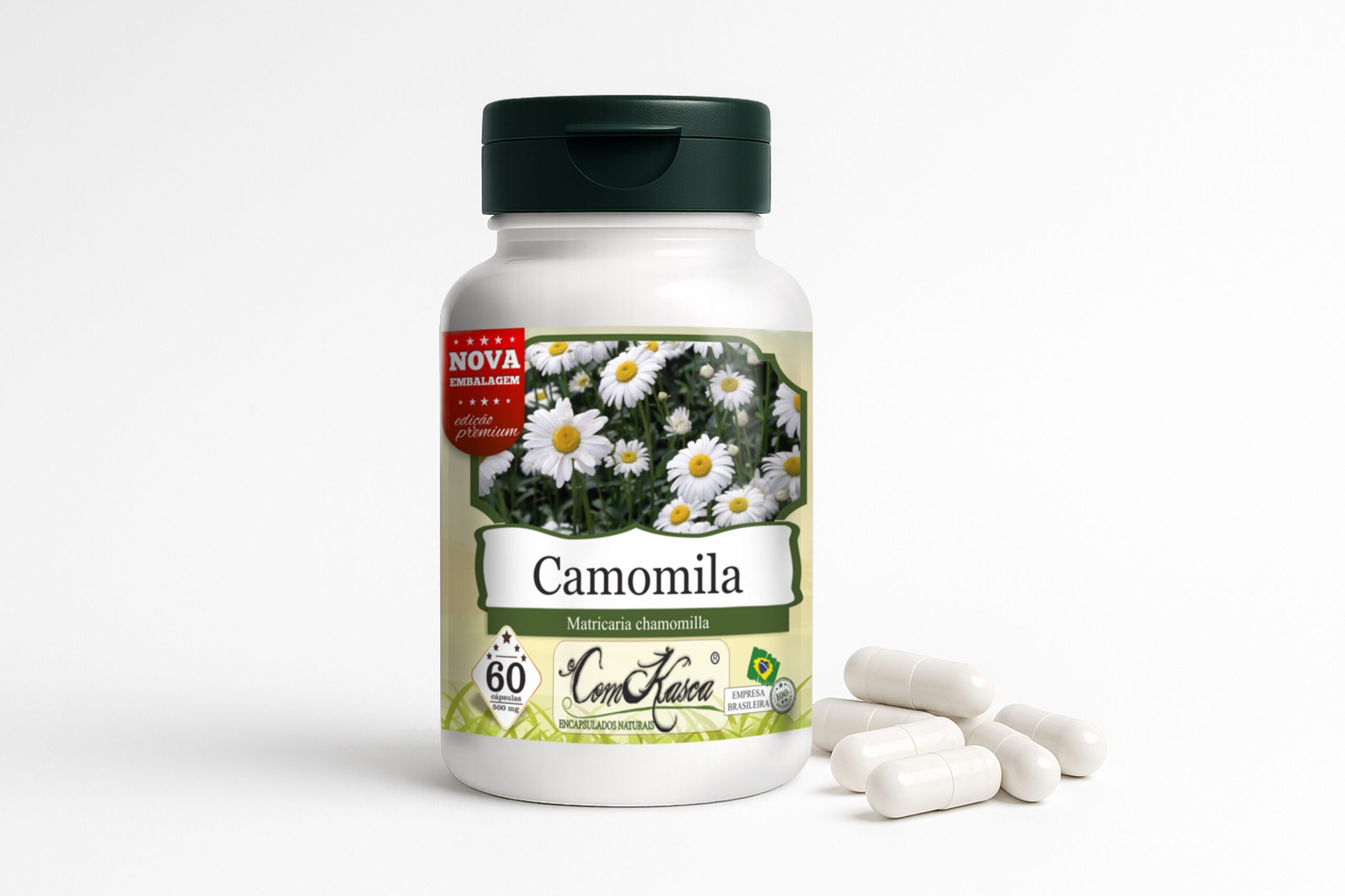 Camomila ComKasca 60 caps - Imagem 2