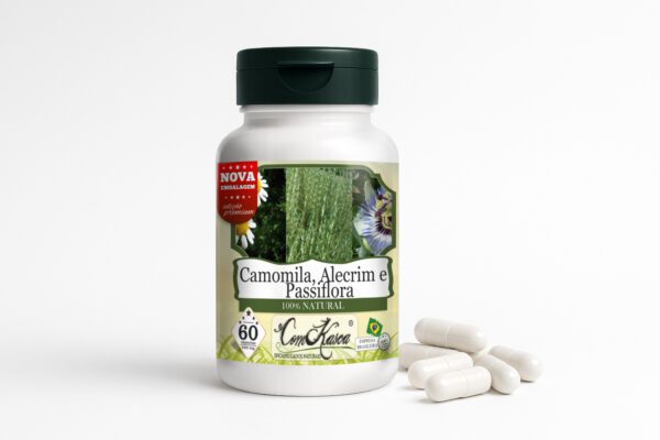 Camomila + Alecrim + Passiflora ComKasca 60 caps - Imagem 2