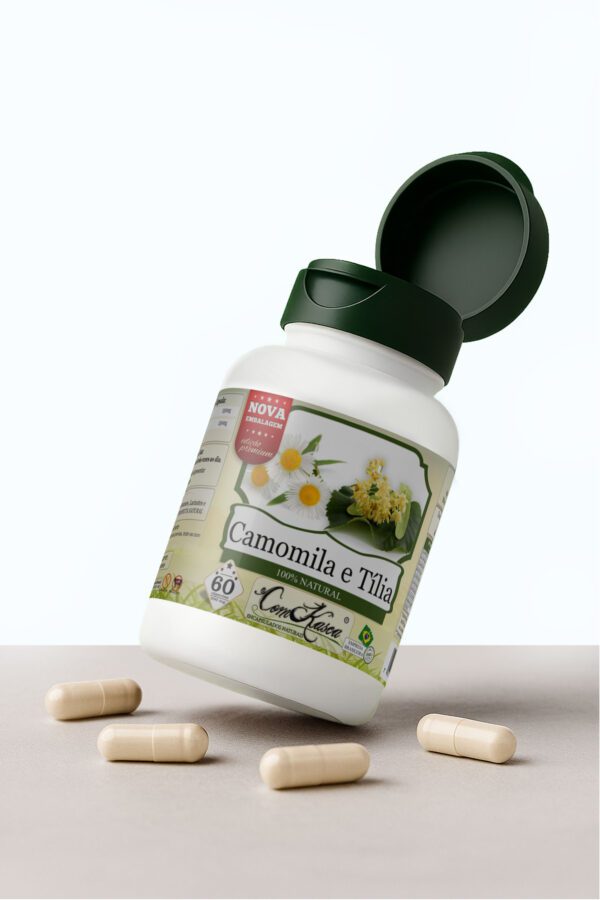 Camomila + Tília ComKasca 60 caps