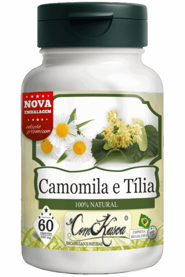 Camomila + Tília ComKasca 60 caps - Imagem 3