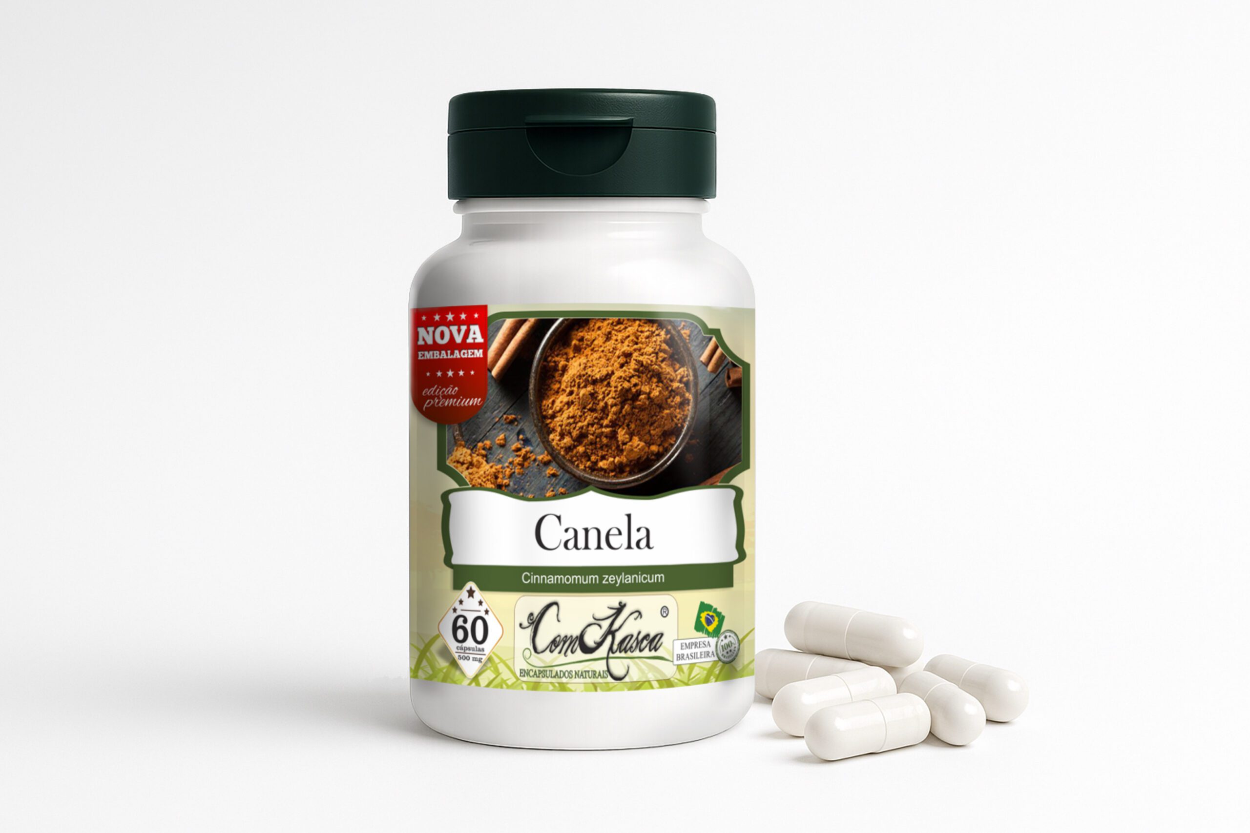 Canela ComKasca 60 caps - Imagem 2