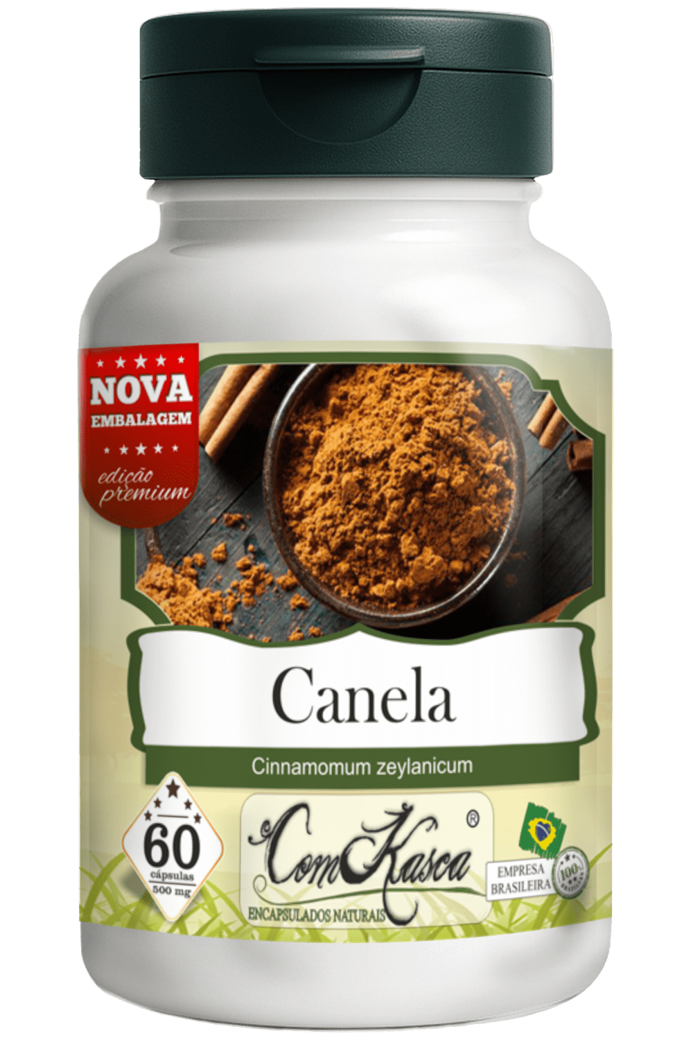 Canela ComKasca 60 caps - Imagem 3