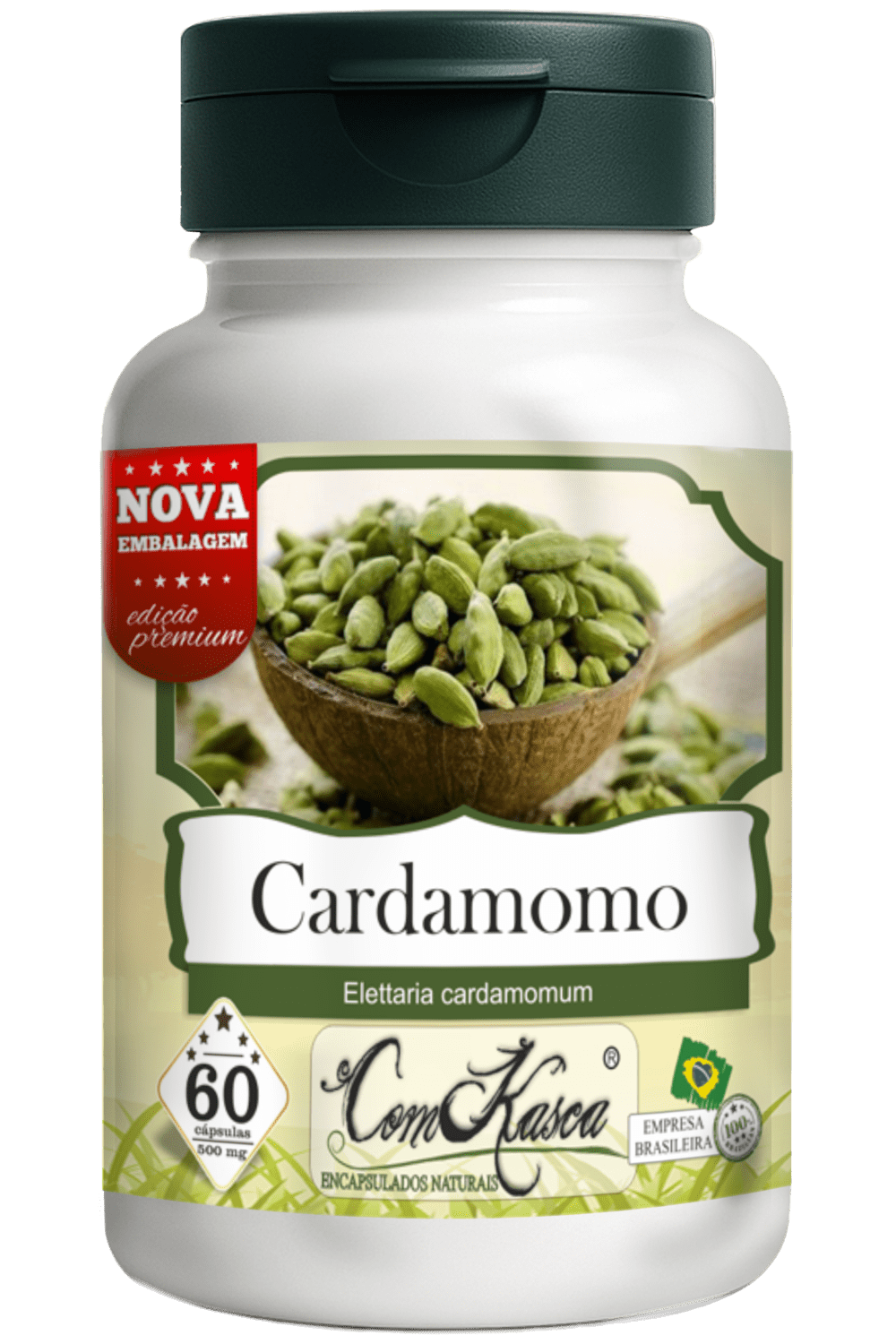 Cardamomo ComKasca 60 caps - Imagem 3