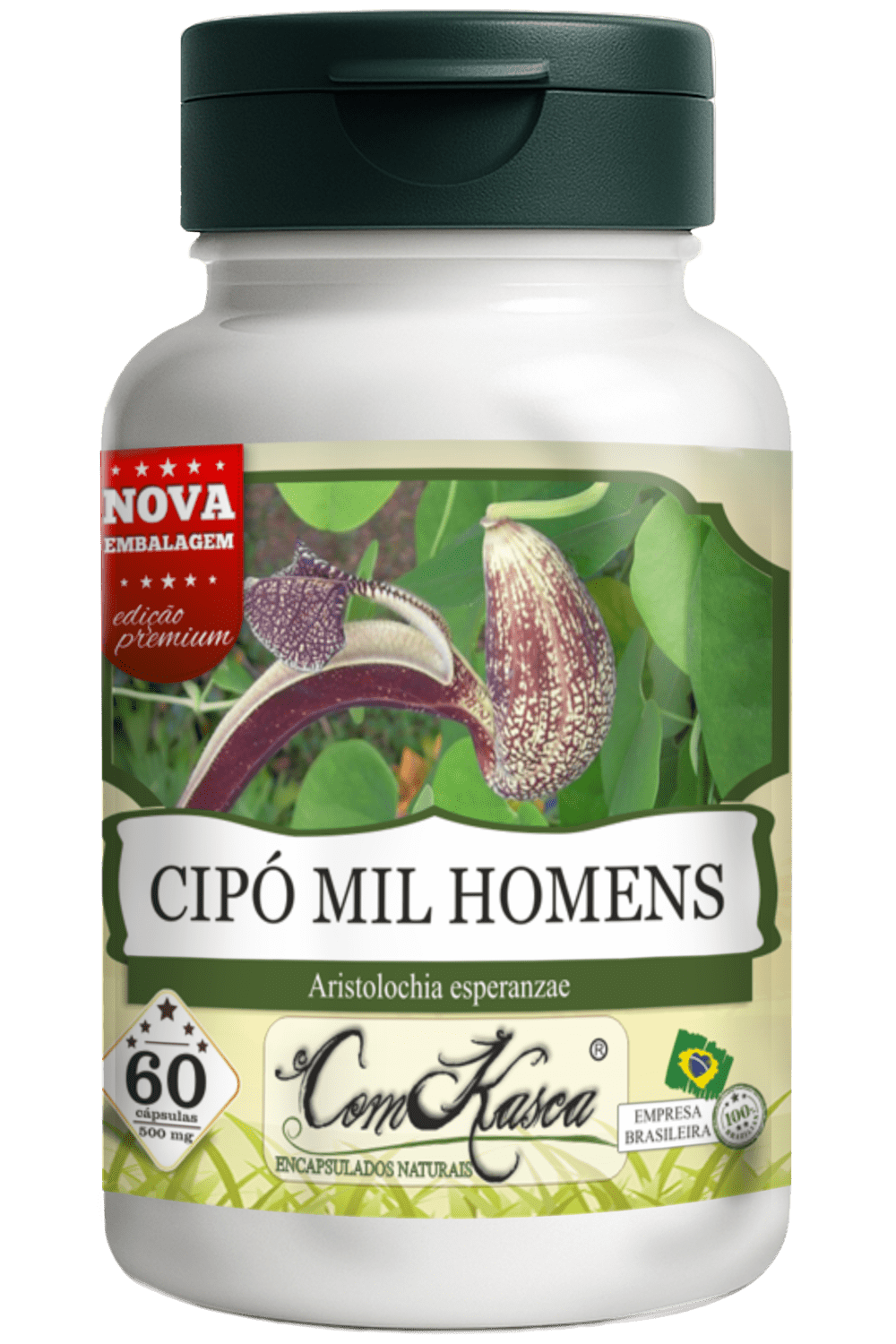 Cipó Mil Homens ComKasca 60 caps - Imagem 3