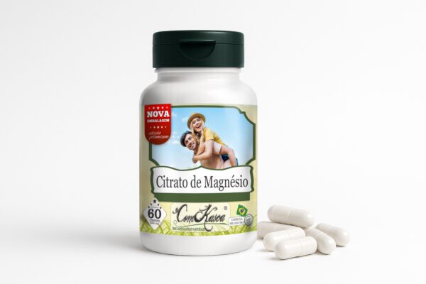 Citrato de Magnésio ComKasca 60 cáps - Imagem 2