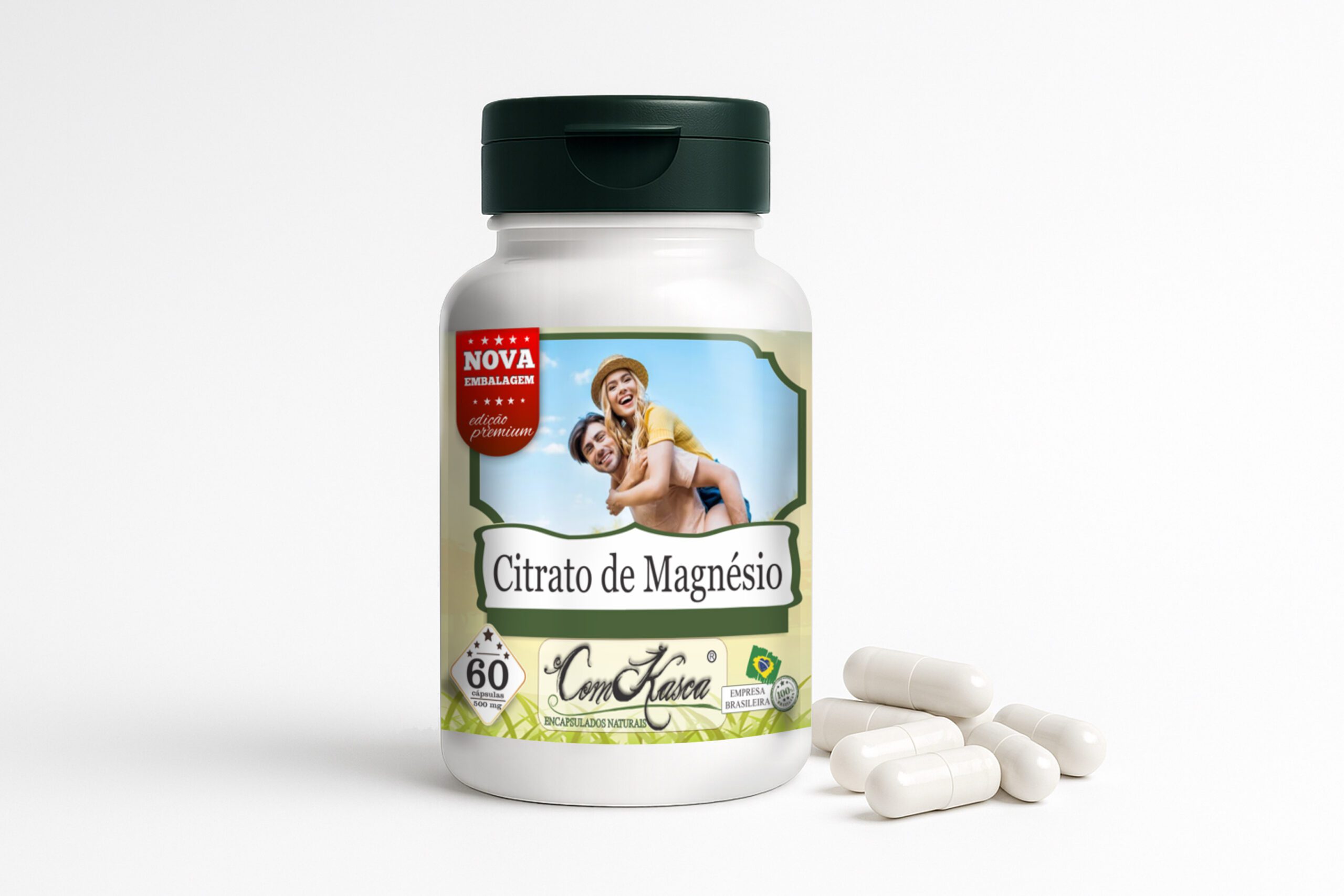 Citrato de Magnésio ComKasca 60 cáps - Imagem 2