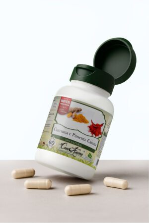 Pimenta Caiena/Cúrcuma ComKasca 60 caps
