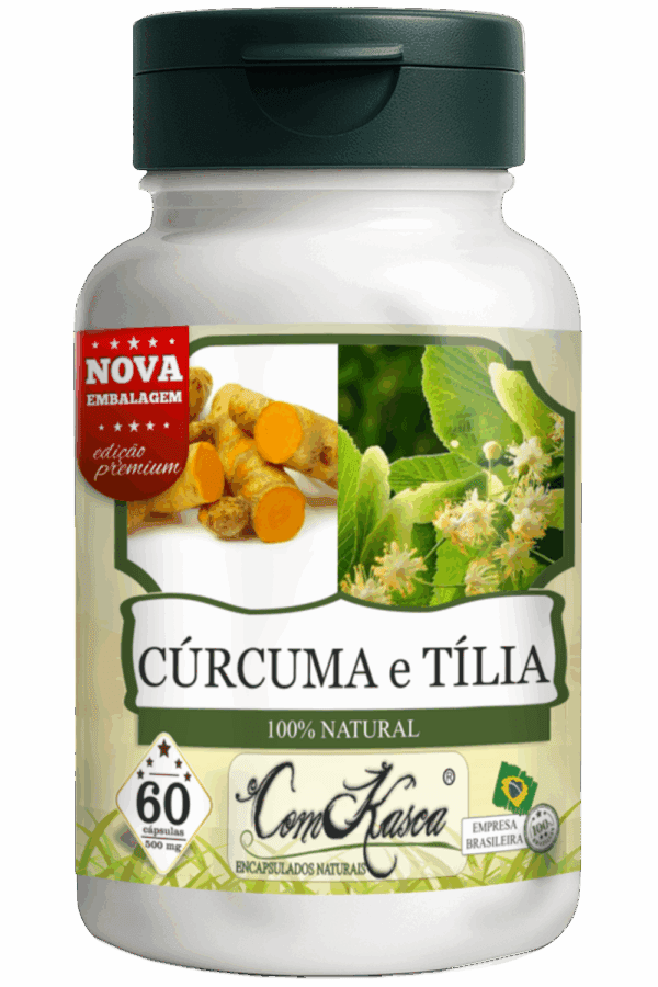 Cúrcuma + Tília ComKasca 60 caps - Imagem 3