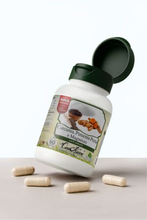 Curcuma + Pimenta preta + Magnésio ComKasca 60 caps