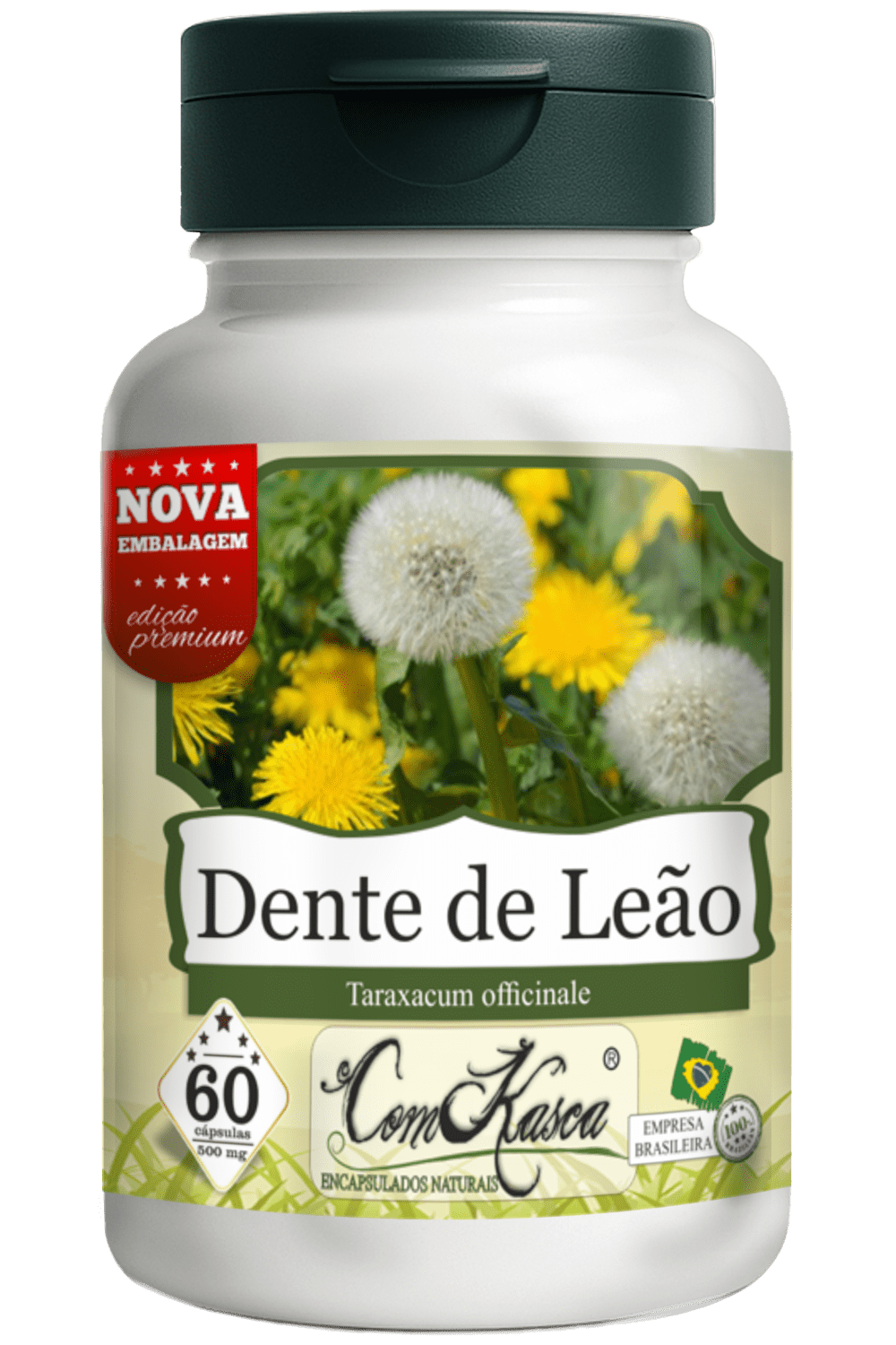 Dente de Leão ComKasca 60 caps - Imagem 3