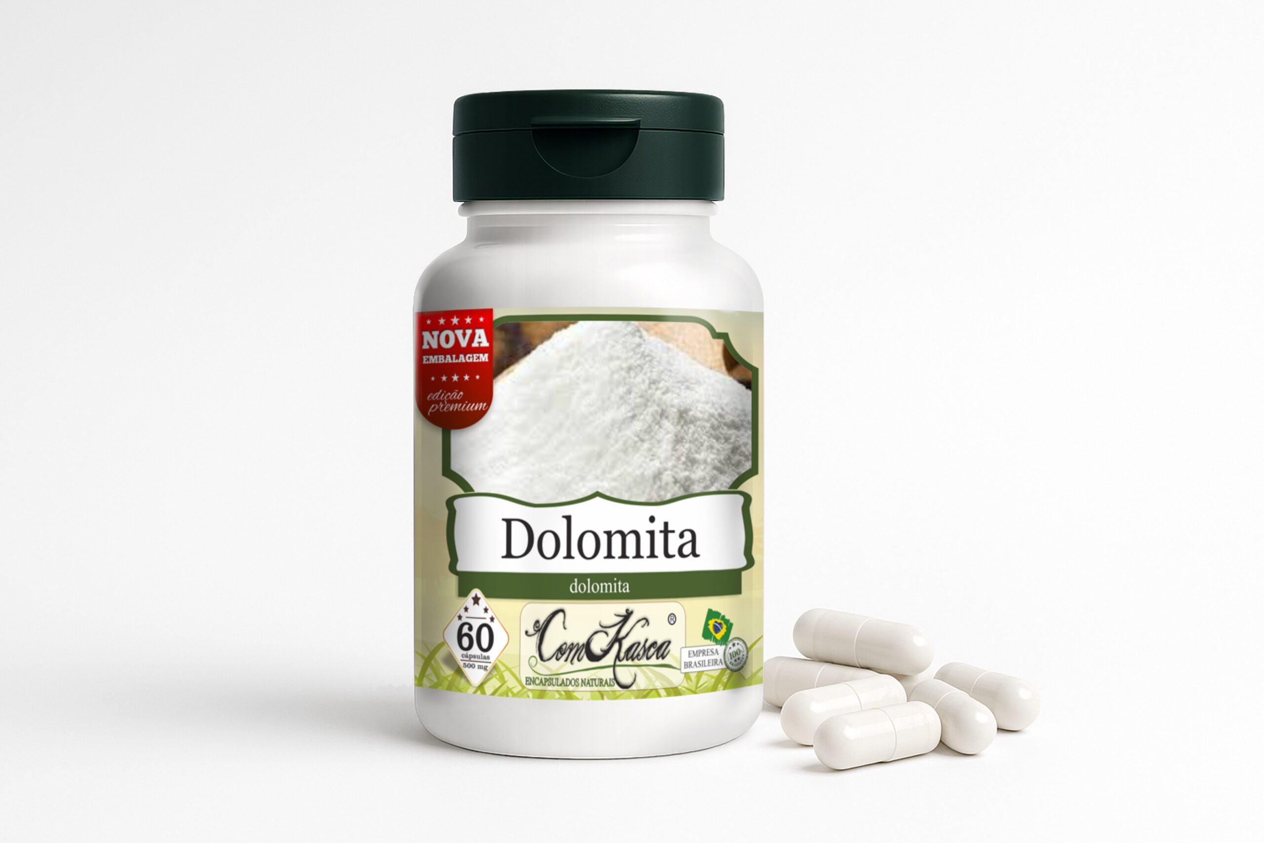 Dolomita ComKasca 60 caps - Imagem 2