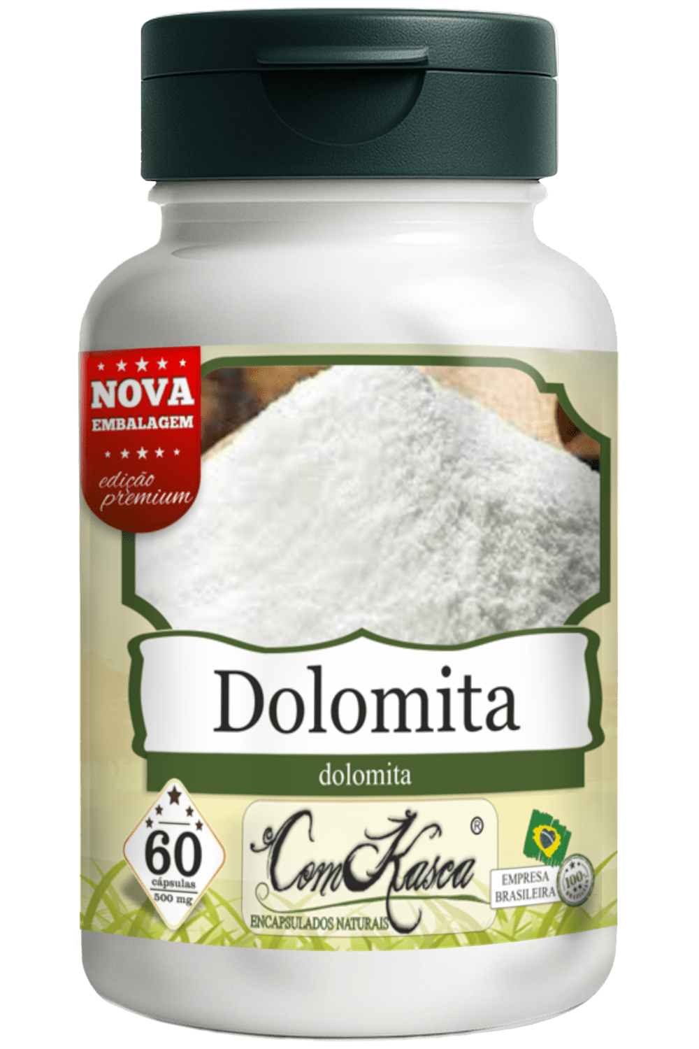 Dolomita ComKasca 60 caps - Imagem 3