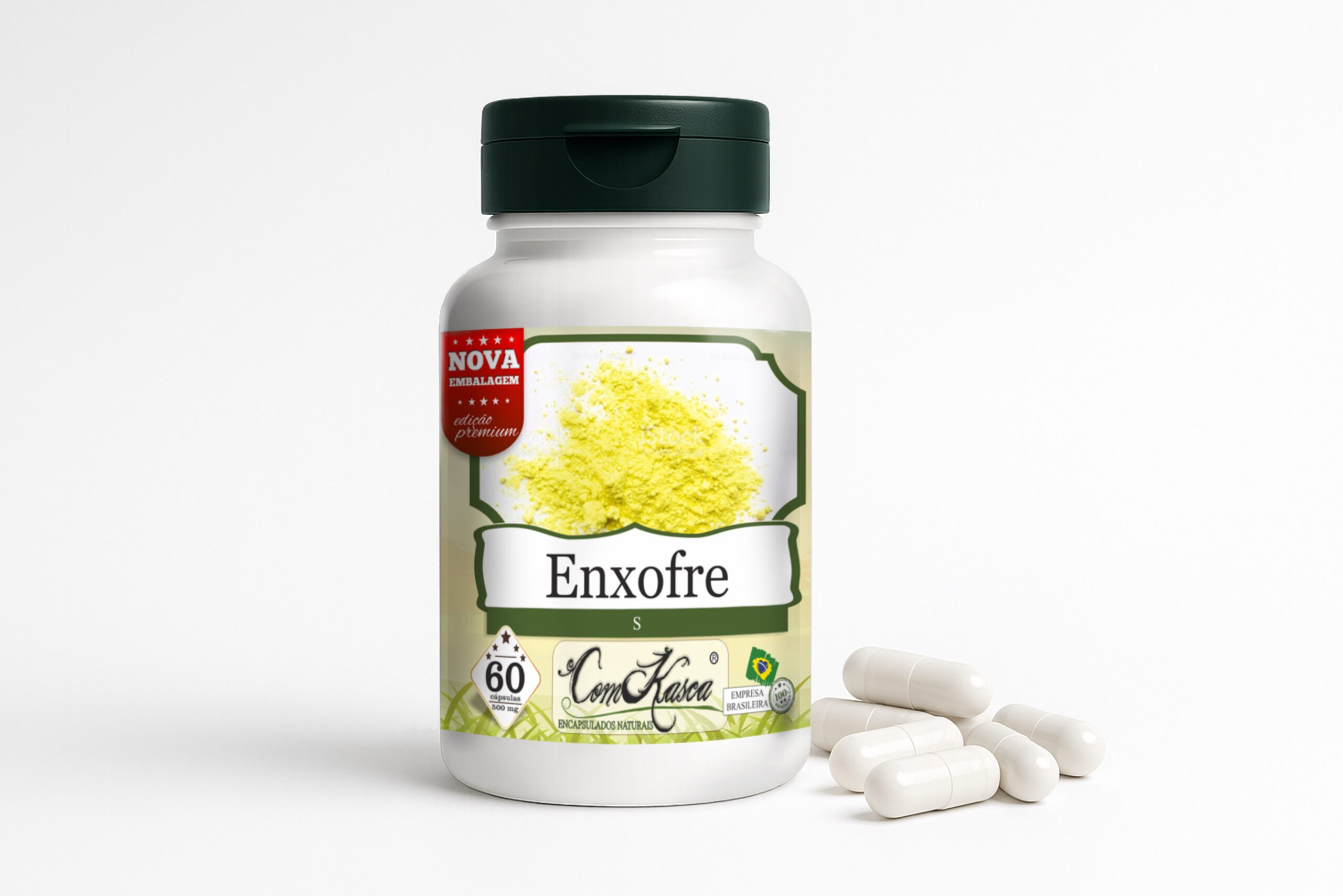 Enxofre ComKasca 60 caps - Imagem 2