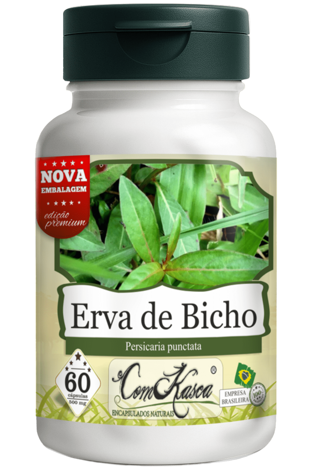 Erva de Bicho ComKasca 60 caps - Imagem 3