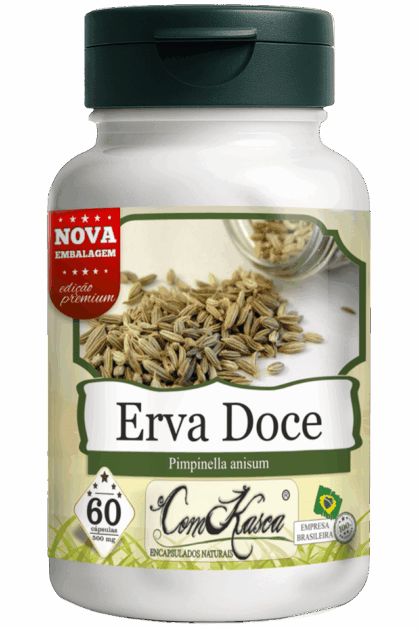 Erva Doce ComKasca 60 caps - Imagem 3