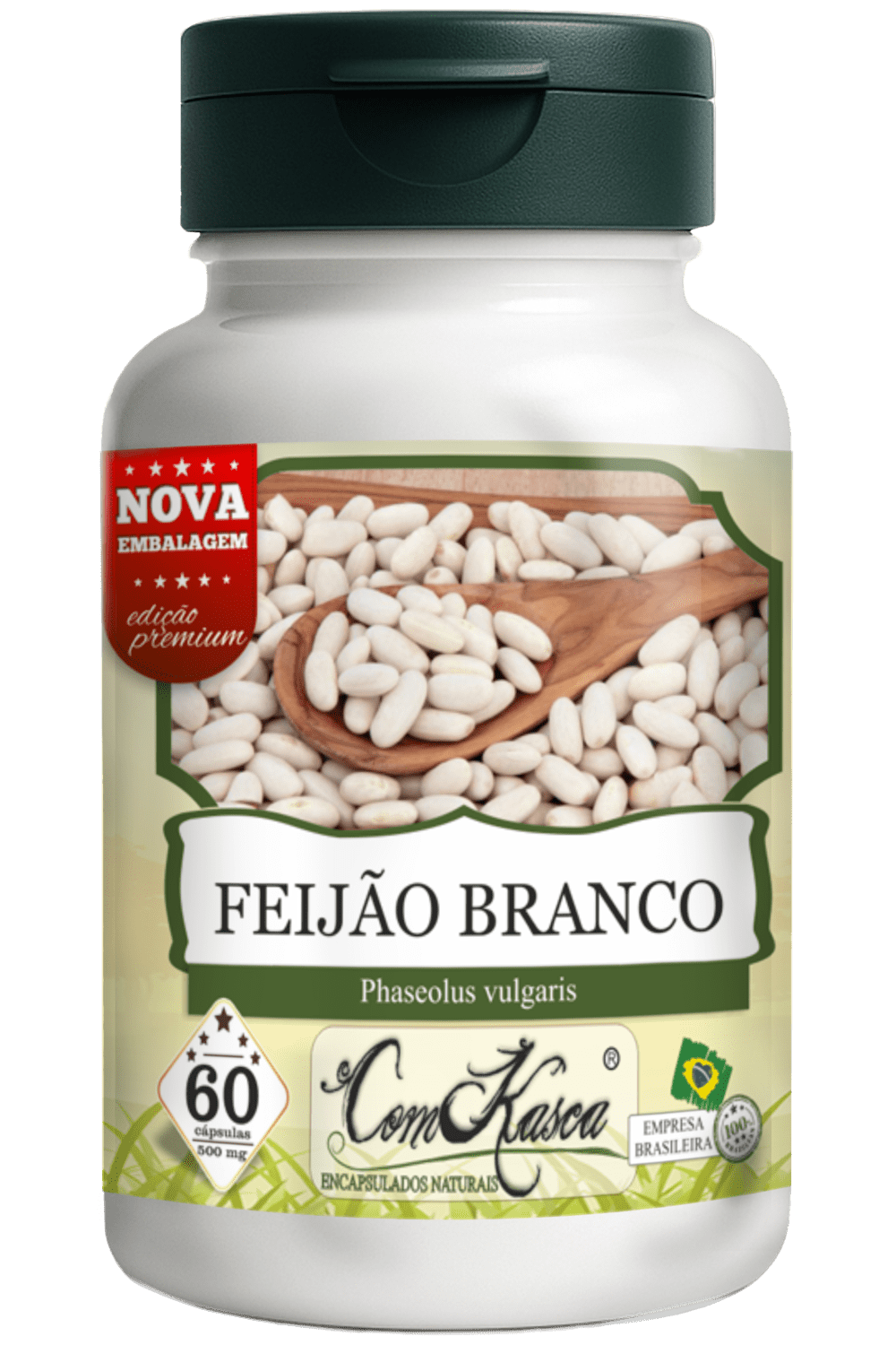 Feijão Branco ComKasca 60 caps - Imagem 3