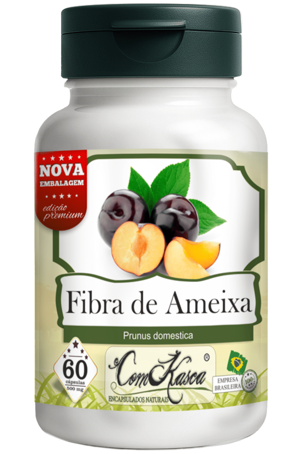 Fibra de Ameixa ComKasca 60 caps - Imagem 3