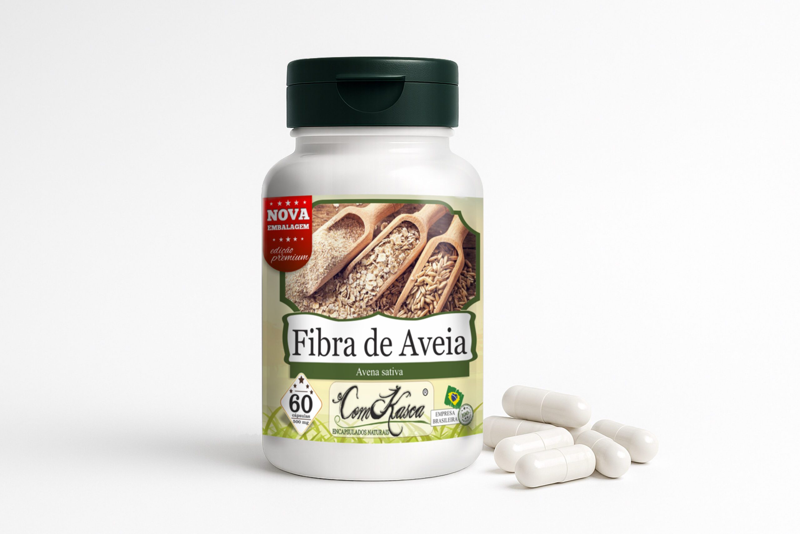Fibra de Aveia ComKasca 60 caps - Imagem 2